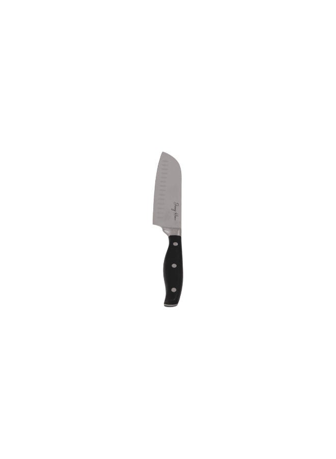 Santoku Knife 7"-Black/Silver